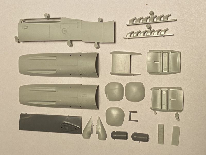 Bf 109G-6 cowling parts