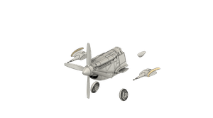 Main Image 1/72 Scale Hispano HA-1112 M1L Buchon  Conversion