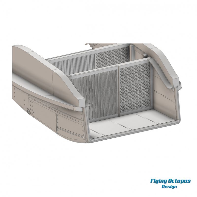 1/24 Scale Spitfire/Seafire radiators kit